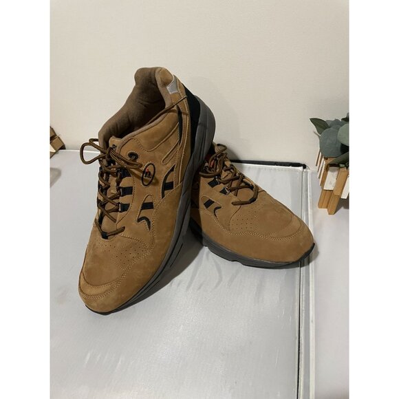 Propet Stability Walker Men's Athletic Shoes Size 16 X (3E) Leather Upper Tan & - Picture 15 of 16